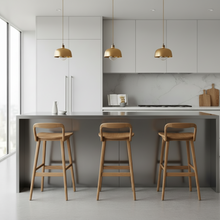 Load image into Gallery viewer, Extra Low Back Bar Stool (60-75cm)