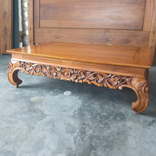 Load image into Gallery viewer, Vintage Teak Opium Bed Coffee Table #1