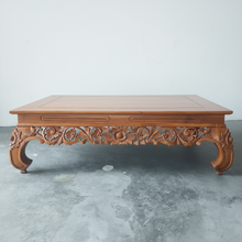 Load image into Gallery viewer, Vintage Teak Opium Bed Coffee Table #1 (pre-owned)