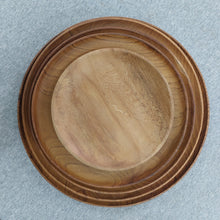 Load image into Gallery viewer, Round Teak Plate