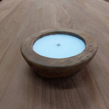 Load image into Gallery viewer, Teak Bowl Candle (18hr burn)