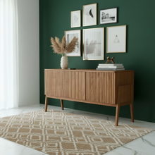 Load image into Gallery viewer, Rustic Mid-Century TV Console