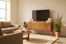 Load image into Gallery viewer, Rustic Mid-Century TV Console