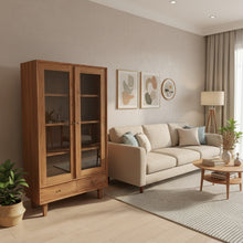Load image into Gallery viewer, Rustic Display Cabinet