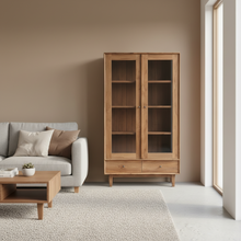 Load image into Gallery viewer, Rustic Display Cabinet