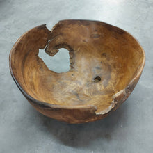 Load image into Gallery viewer, Live Edge Fruit Bowl (teak)