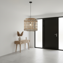 Load image into Gallery viewer, Bamboo Basket Light Shade