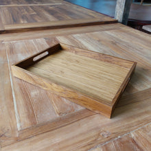Load image into Gallery viewer, Teak Serving Tray