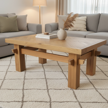 Load image into Gallery viewer, Diagonal Parquet Coffee Table