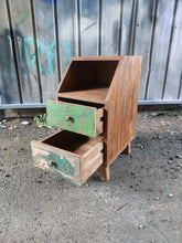 Load image into Gallery viewer, Rustic Bedside Table type 4