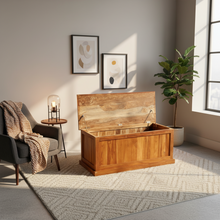 Load image into Gallery viewer, Rustic Storage Trunk