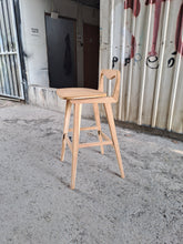 Load image into Gallery viewer, Extra Low Back Bar Stool (60-75cm)