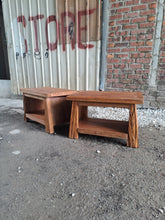 Load image into Gallery viewer, Rustic Bedside Table type 11