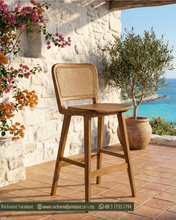 Load image into Gallery viewer, Bingin Low Back Bar Stool (60-75cm)