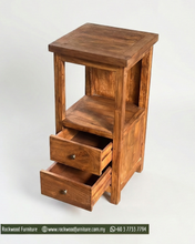 Load image into Gallery viewer, Rustic Bedside Table type 9