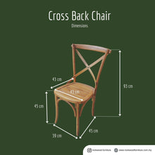 Load image into Gallery viewer, Cross Back Chair