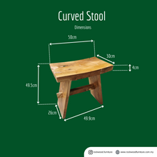 Load image into Gallery viewer, Curved Stool