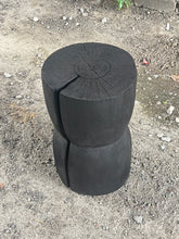 Load image into Gallery viewer, Hourglass Stool/Plinth (Shou Sugi Ban)