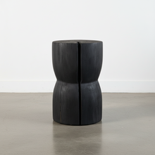 Load image into Gallery viewer, Hourglass Stool/Plinth (Shou Sugi Ban)