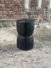 Load image into Gallery viewer, Hourglass Stool/Plinth (Shou Sugi Ban)