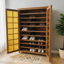 Load image into Gallery viewer, Rustic Shoe Cabinet