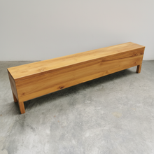 Load image into Gallery viewer, Noosa Box Bench (w. storage) (raw)