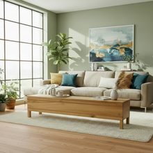 Load image into Gallery viewer, Noosa Box Bench (w. storage) (raw)