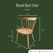 Load image into Gallery viewer, Round Back Chair
