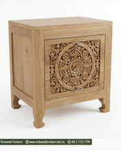 Load image into Gallery viewer, Ornate Bedside Table
