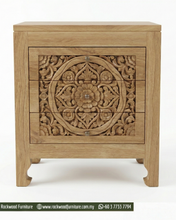 Load image into Gallery viewer, Ornate Bedside Table