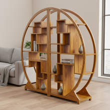Load image into Gallery viewer, Oriental Circular Shelf Unit
