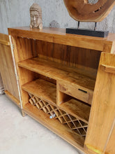 Load image into Gallery viewer, Herringbone Wine Cabinet