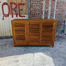 Load image into Gallery viewer, Louvred Shoe Cabinet (150cm) type 2
