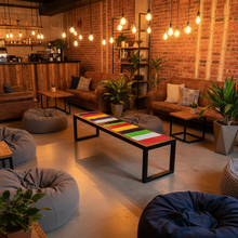 Load image into Gallery viewer, Oil Barrel Bench (200cm)