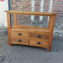 Load image into Gallery viewer, Glass Top Entry Console