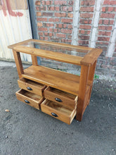 Load image into Gallery viewer, Glass Top Entry Console