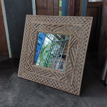 Load image into Gallery viewer, Whitewash Teak Mirror