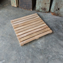 Load image into Gallery viewer, Solid Teak Bath Mat