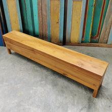 Load image into Gallery viewer, Noosa Box Bench (w. storage) (raw)