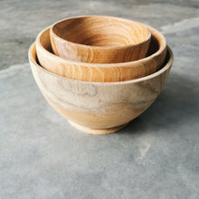 Load image into Gallery viewer, Teak Rice Bowl