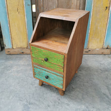 Load image into Gallery viewer, Rustic Bedside Table type 4