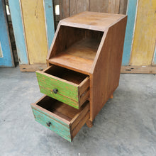 Load image into Gallery viewer, Rustic Bedside Table type 4