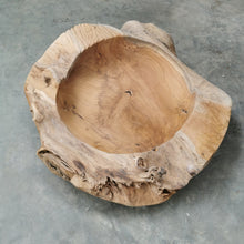 Load image into Gallery viewer, Live Edge Teak Bowl (Extra Thick)