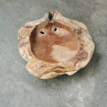 Load image into Gallery viewer, Live Edge Teak Bowl (Extra Thick)