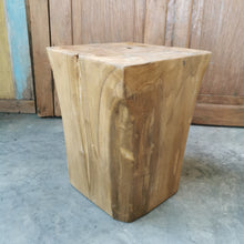 Load image into Gallery viewer, Square Log Stool/Plinth