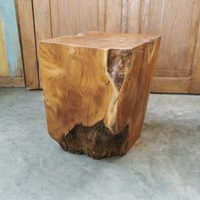 Load image into Gallery viewer, Square Log Stool/Plinth