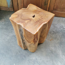 Load image into Gallery viewer, Square Log Stool/Plinth