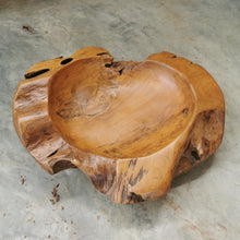 Load image into Gallery viewer, Live Edge Teak Bowl (Extra Thick)