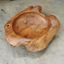 Load image into Gallery viewer, Live Edge Teak Bowl (Extra Thick)