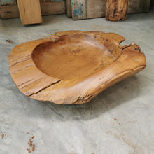 Load image into Gallery viewer, Live Edge Teak Bowl (Extra Thick)